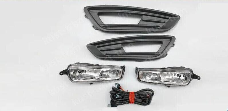 Fog Light Covers For Ford Focus 2015-2018 - Pair Of Black ABS Plastic Lamp Covers - View #8