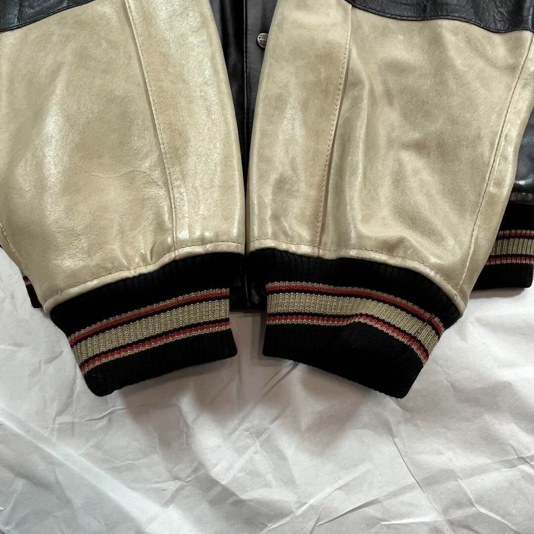 Rare 90s AVIREX Goalers Varsity Jacket, Vintage, Used, Size S | eBay