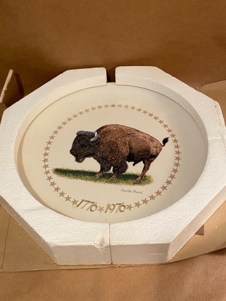 Ghent Collection 1976 Wildlife Plate American Bison Bicentennial