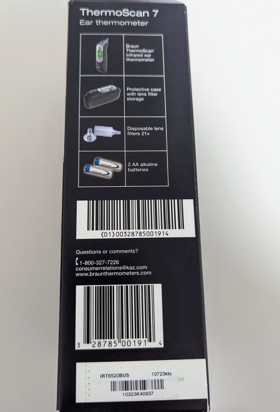 Braun ThermoScan 7 Digital Ear Thermometer IRT6520 Brand New In Package