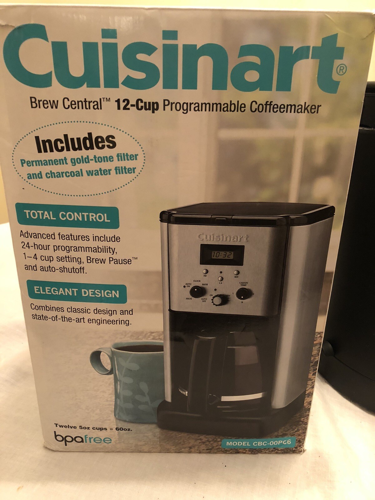 Cuisinart Cbc-00pc6 12 Cup Coffee Maker 