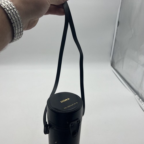 SIGMA 75-250MM F/4-5 CAMERA ZOOM LENS WITH CAPS & CASE - KONICA AR MOUNT - EX+ - Picture 17 of 17