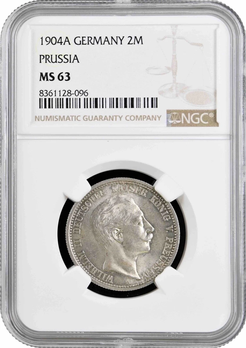 NGC 1904 年德意志帝国银币(1871-1918) | eBay