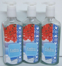3 Bath Body Works Deep Cleansing Hand Soap Endless Weekend uneven volume