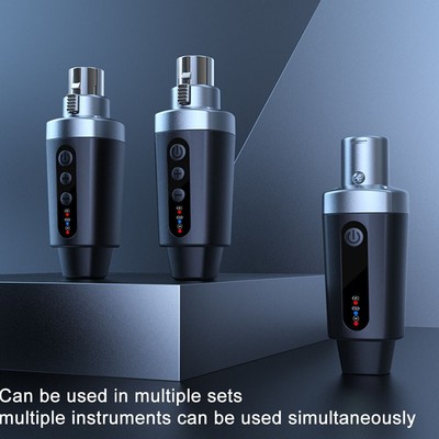 2 4 GHz Wireless Audio Converter XLR f??r Mikrofon Sender und Empf?nger Kit