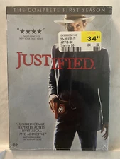 Justified: The Complete First Season (DVD, 2011, 3-Disc Set) Brand New! Sealed