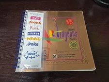 A Book of Artrageous Projects Interactive Kids Activity Art Paint Sticker KLUTZ