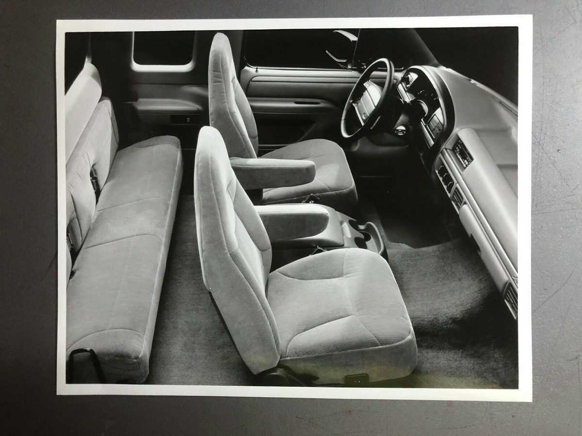 1995 Chevrolet K1500 Extended Cab Pick-up Interior Factory Press Photo