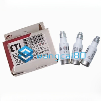 10PCS New For ETI Fuse D01 gL/gG 4A 400V
