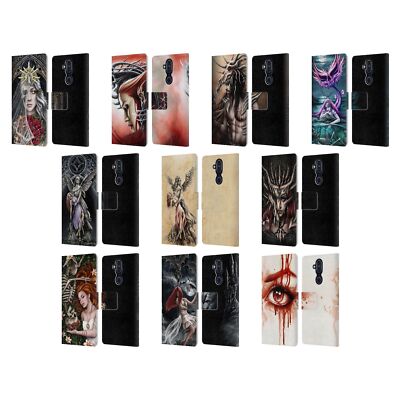 OFFICIAL SARAH RICHTER GOTHIC LEATHER BOOK WALLET CASE COVER FOR NOKIA PHONES