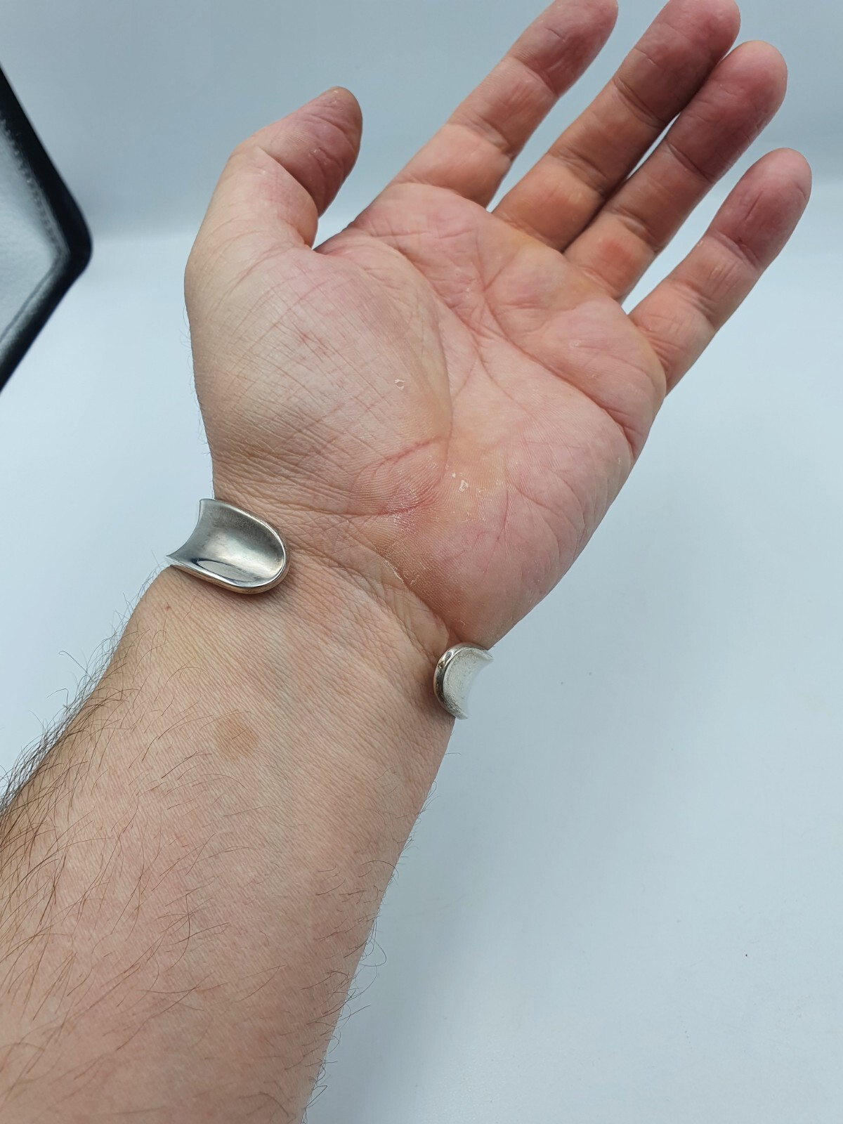 Unisex Mexico Solid Silver Bangle - image 4