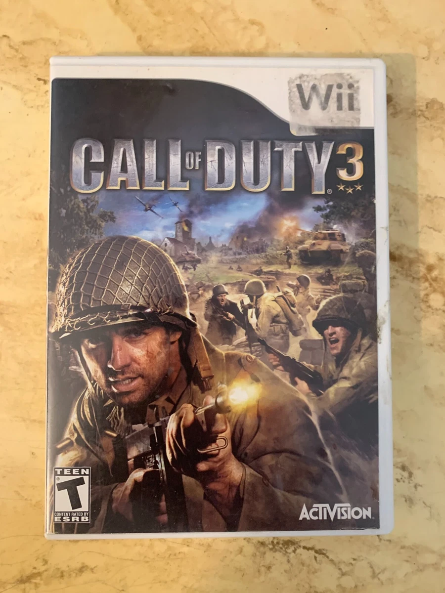 Wii call of duty 3 sale