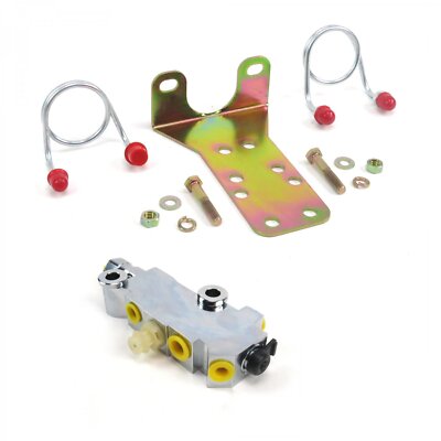 MO / GM Proportioning valve disc drum + bracket + lines + Brake switch cable