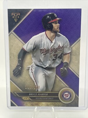 2017 Topps Triple Threads Purple Parallel Bryce Harper 127/340 Phillies National