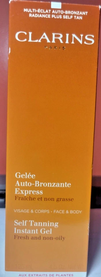 GEL INSTANTÁNEO AUTOBRONCEADOR CLARINS, fresco y no graso, 4,5 oz nuevo en caja Foto 4 de 4