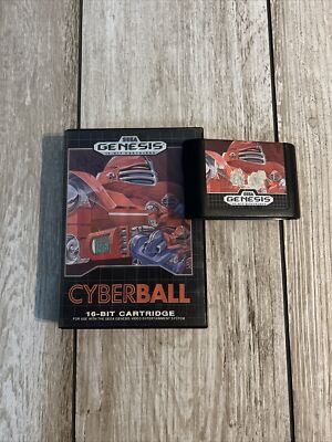 Cyberball - Sega Genesis - No manual - Case & Cartridge Only Very Good