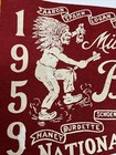 1959 Vintage Atlanta Milwaukee Braves Baseball Mlb 11.5x29 Pennant Banner Hank — photo 4
