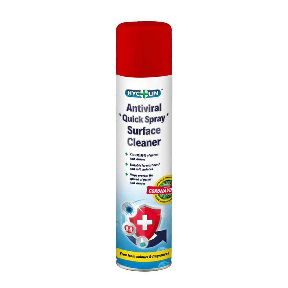Hycolin Antibacterial ‘Quick Spray’ Surface Cleaner 12 x 300ml (Pack)