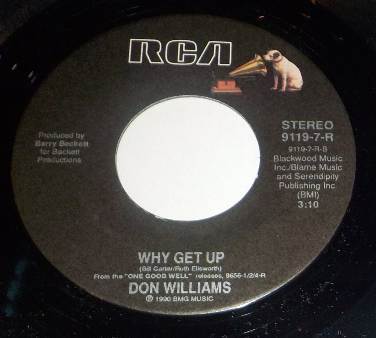 Don Williams 45 Just As Long As I Have You / Why Get Up NM B1