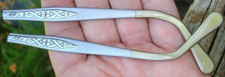 Old vintage aluminum Mid Century RETRO Replacement IMPERIAL Temples glasses 5.25