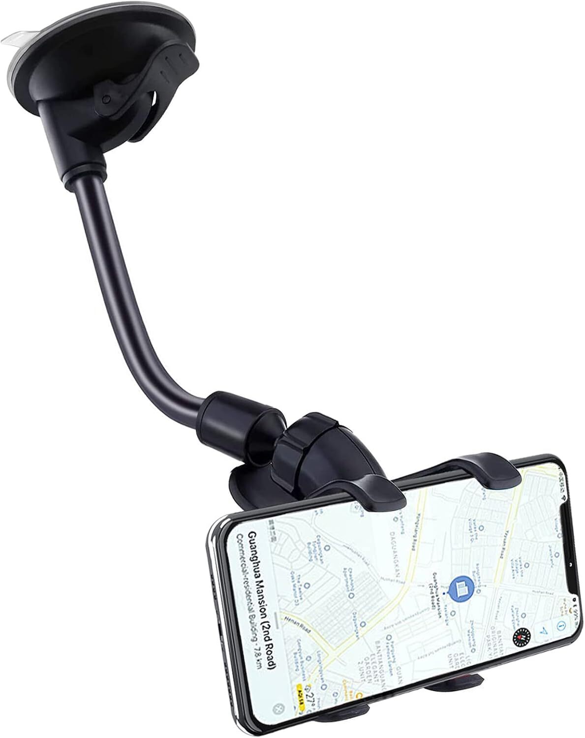 Car Phone Holder Mount Cell Phone Stand Windshield Dashboard Car Mount 360