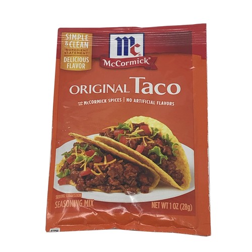 McCormick Original Taco Seasoning Mix 1oz (Pack of 12) - Picture 3 of 8