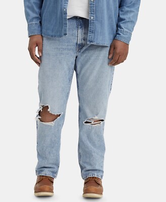 Mens Levi´s 541 Athletic Taper Stretch Distressed Jeans 187570064 Sz 38 x 36 NWT