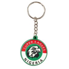 Nigeria Super Eagles soccer crest keyring football key ring chain