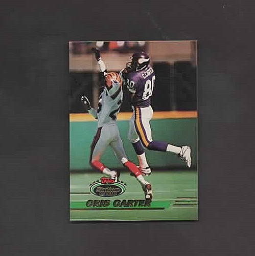 1993 Stadium Club Pre-Production Sample #95 CRIS CARTER ***HOFer***