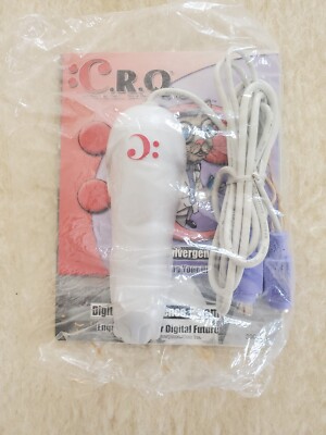 Vintage Barcode Scanner CueCat CRQ Software Digital Convergence Optical Reader