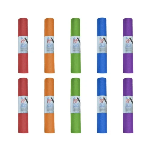 10-Pack Yoga Mat, 68" x 24" Non Slip Exercise Mat, 4mm Thick Gym Mat for Fitn... deal from eBay