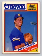 1988 Topps Revco League Leaders - Mark Langston #33
