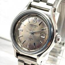 SEIKO Manual Winding Watch Women 2118-0200 Silver Date