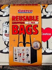 COSTCO Reusable Shopping Bag Totes - FASTship - 3pk - NEW