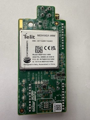 SolarEdge Cellular Plug-in Board TelitME910G1-WW Modem