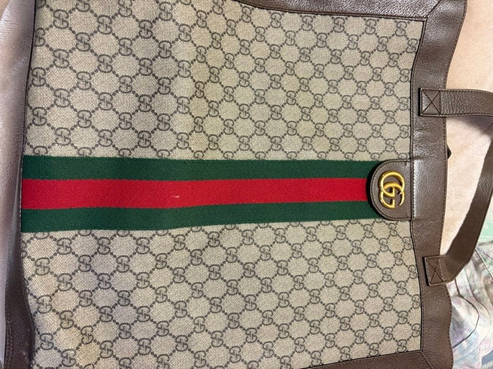 Gucci GG Supreme Ophidia Large Tote - Ladies