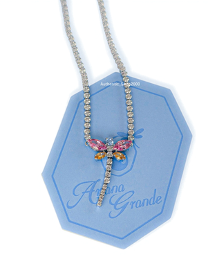 NIB 100% Authentic Ariana Grande x SWAROVSKI Dragonfly Y Tennis