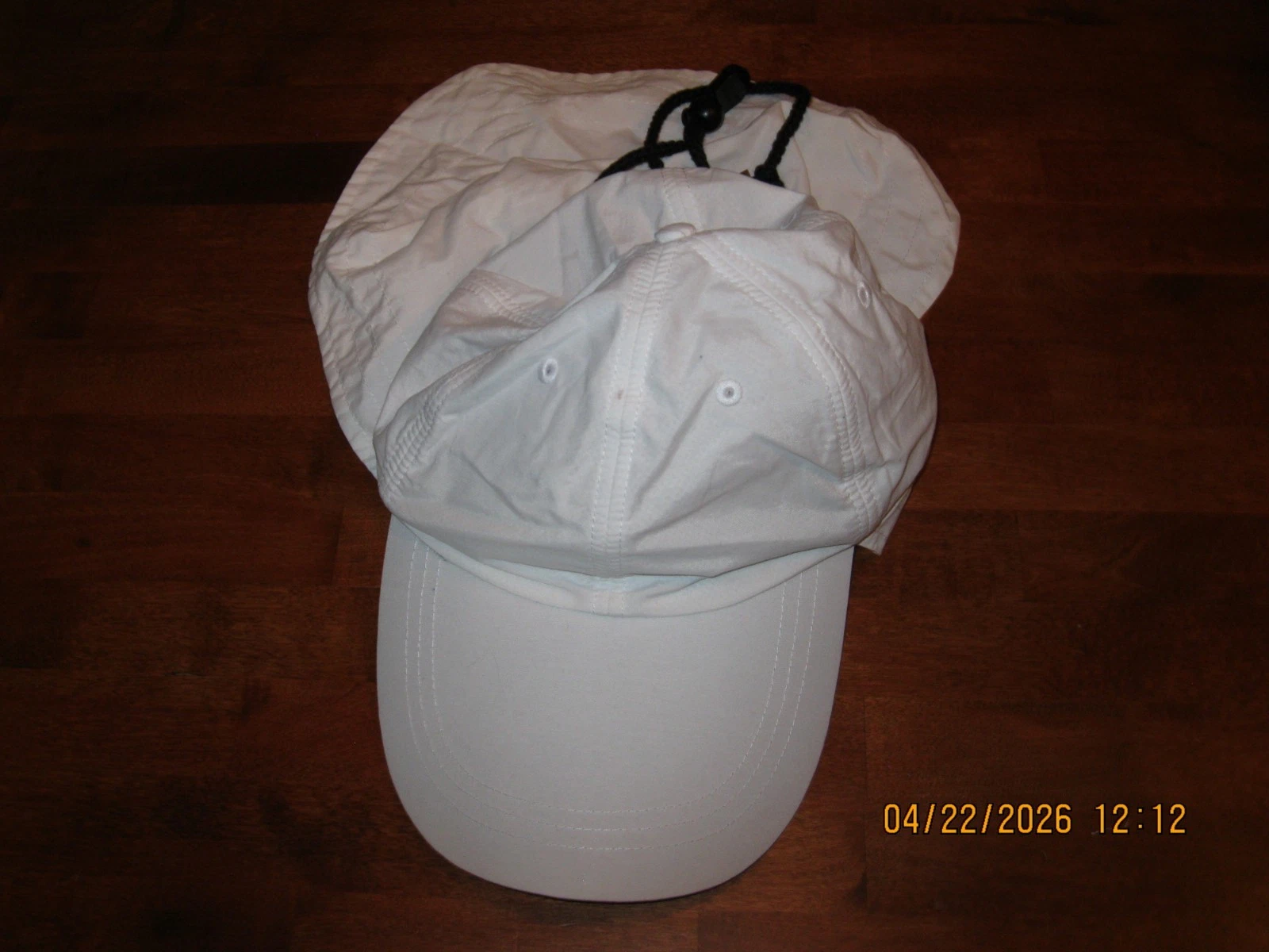 NWOT Adams SUNBLOCK 50+ UV Hat Cap Brim Neck Guard Adjustable Hiking w Pocket