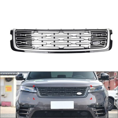 Front Bumper Radiator Mesh Grille For Land Rover Range Rover Velar 2017-2024