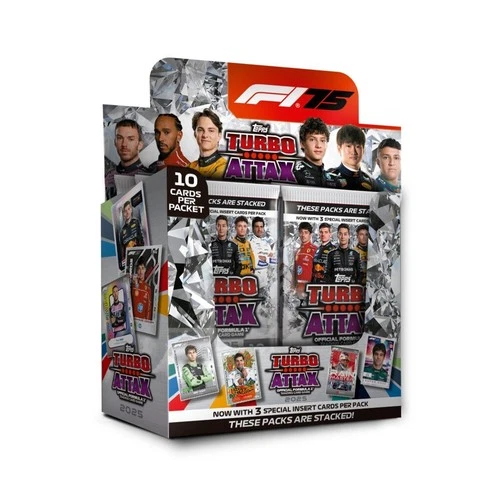 2025 Topps Formula 1 Turbo Attax 24 Pack Box (240 Cards)