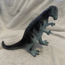 1991 Pachycephalosaurus Solid Rubber Plastic Dinosaur Figure Toy Model 8  Long