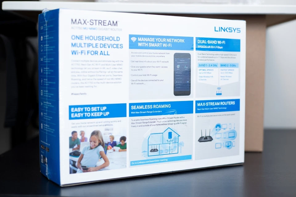 Linksys EA7500-RM2 4 Ports 1300 Mbps Wireless Router - Image 3 of 4