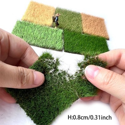 8mm Hand Tear Grass Tufts - Realistic Miniature Turf for Scenery & Dioramas