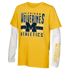 Preschool Michigan Wolverines In the Mix T-Shirt Combo Set
