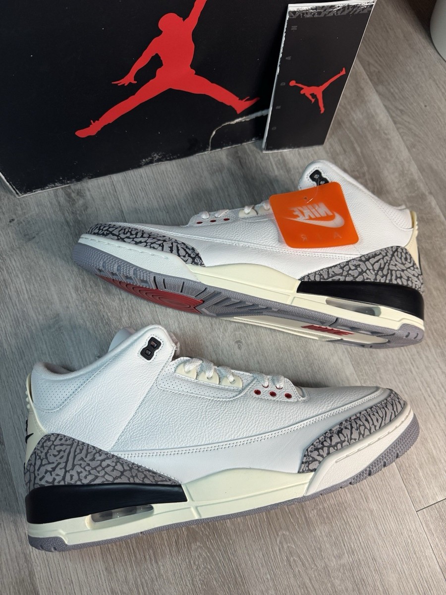 Size 15 - Jordan 3 Retro Mid White Cement Reimagined for