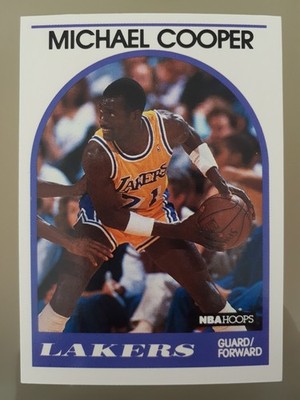 1989-90 NBA Hoops Michael Cooper #187 Los Angeles Lakers Basketball