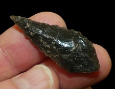 CASCADE CALIFORNIA / OREGON OBSIDIAN INDIAN ARROWHEAD ARTIFACT COLLECTIBLE RELIC