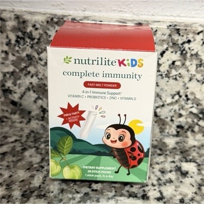 Nutrilite Kids Complete Immunity Fast-Melt Powder Immune Support 30 Packs