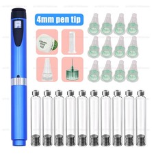 3ml Cartridges Cassette Bottles Injection Pen & 4mm Needle For Diabetes Control
