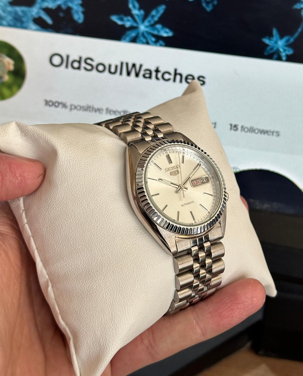 SEIKO5 SNXJ89 【美品】【正常稼働品】 Seiko 5 Sports Silver Men's Watch - SNXJ89 for sale online | eBay